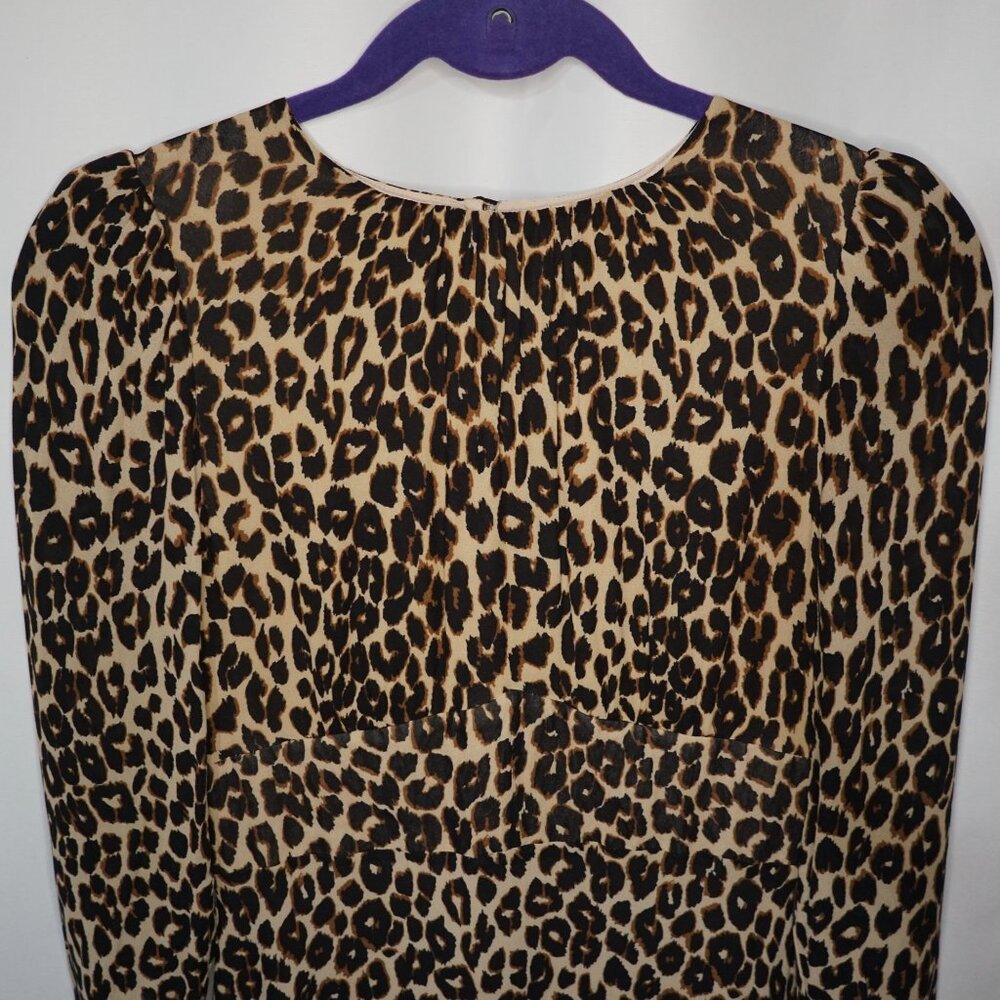 Reformation Laken Dress Leo - Size 6 fits like a 2/4 - Picture 8 of 12